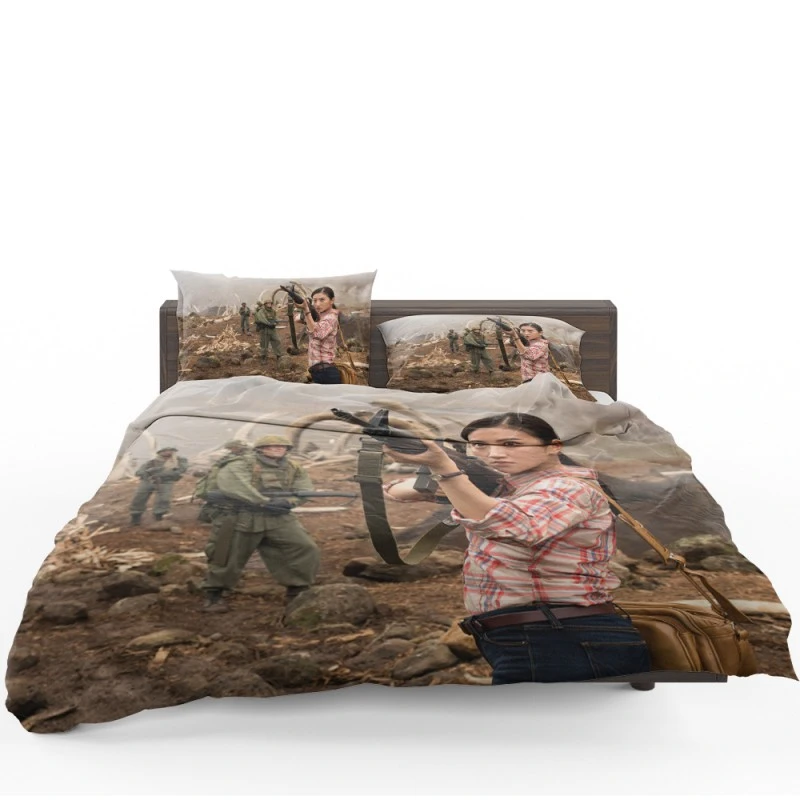 Kong Skull Island Movie Jing Tian Bedding Set - Custom Bedding Set