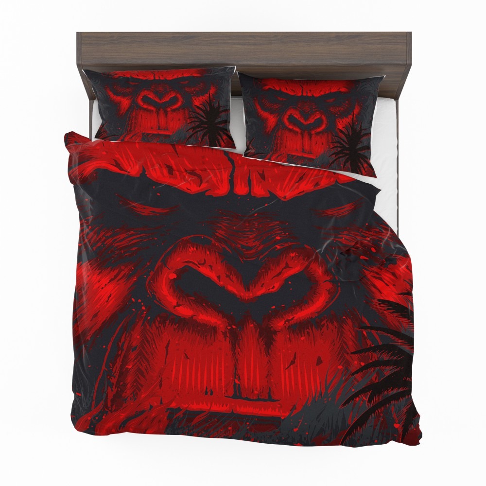 Alternative view of Kong Skull Island Movie Sci-fi Bedding Set - Custom Bedding Set