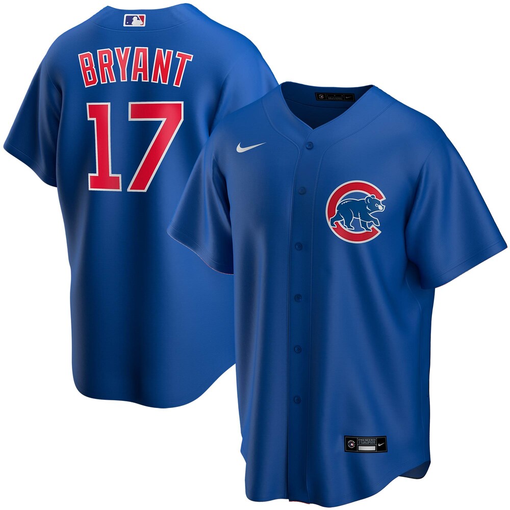Kris Bryant Chicago Cubs Alternate 2020 Player Baseball Jersey - Royal