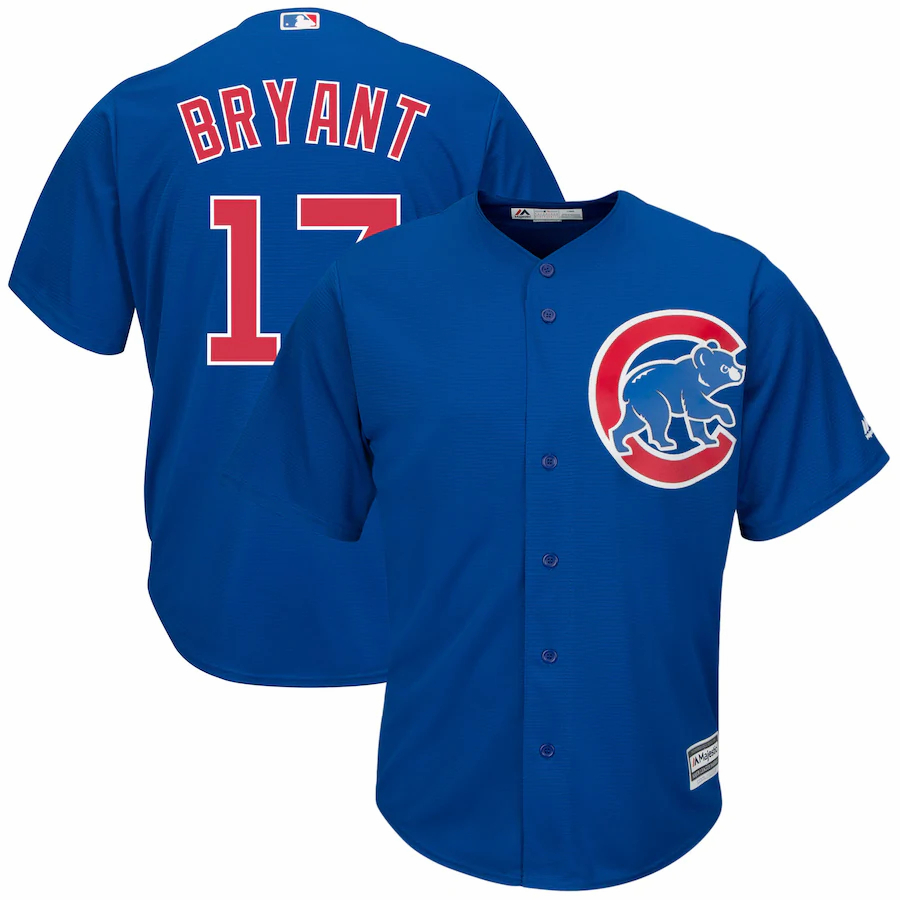 Kris Bryant Chicago Cubs Majestic Big And Tall Alternate Cool Base Replica Player Baseball Jersey - Royal
