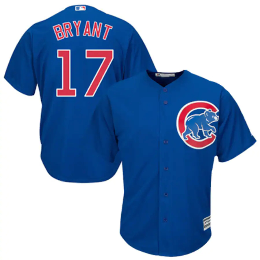 Kris Bryant Chicago Cubs Majestic Cool Base Player Baseball Jersey - Royal
