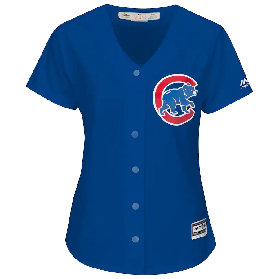Alternative view of Kris Bryant Chicago Cubs Majestic Women's Plus Size Alternate Cool Base Player Jersey - Royal