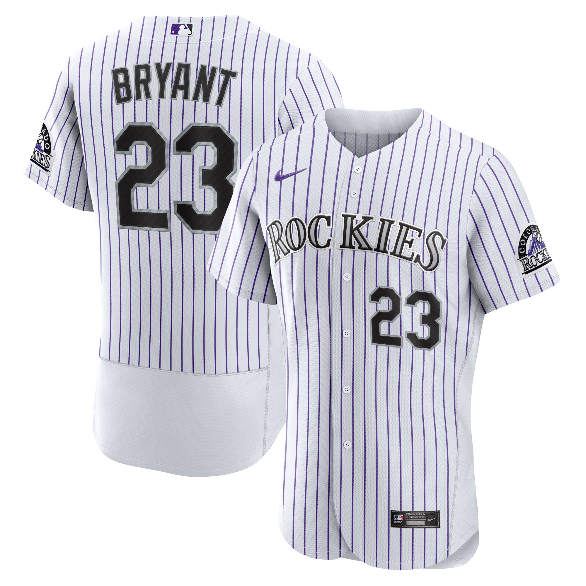 Kris Bryant Colorado Rockies Authentic Player Baseball Jersey - White