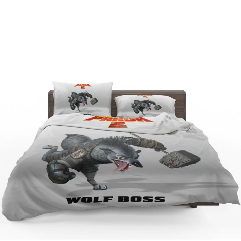 Kung Fu Panda 2 Movie Boss Wolf Bedding Set - Custom Bedding Set