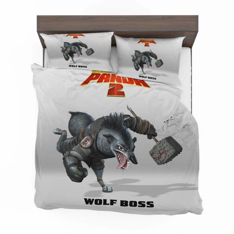 Alternative view of Kung Fu Panda 2 Movie Boss Wolf Bedding Set - Custom Bedding Set