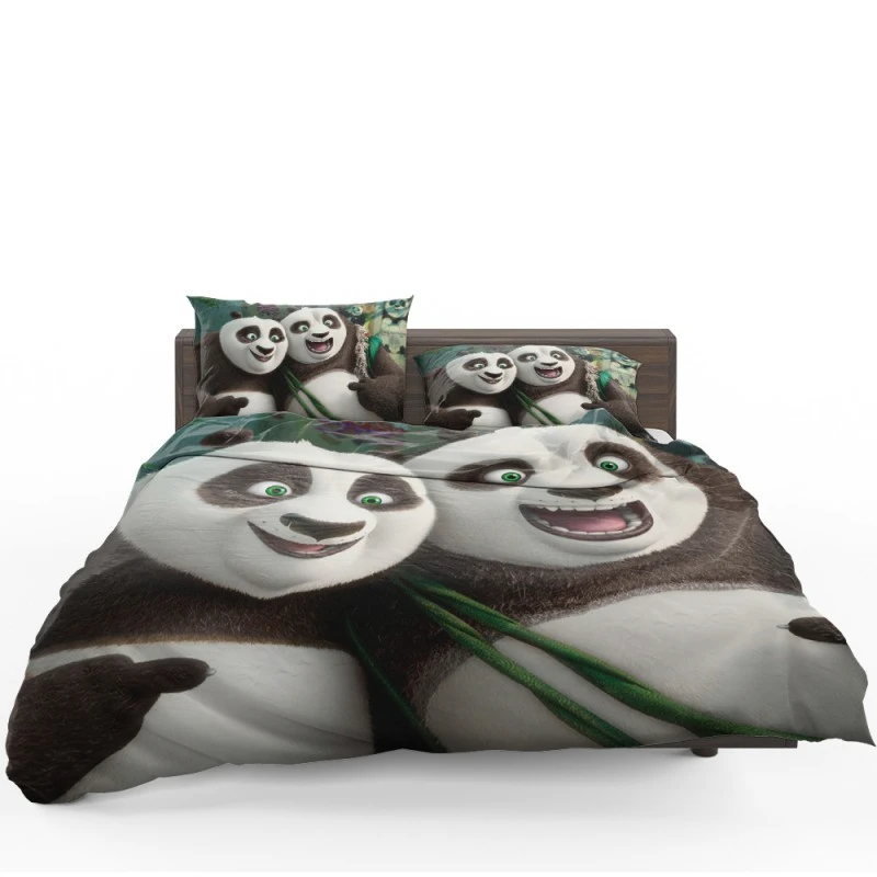 Kung Fu Panda 3 Movie Po And Li Bedding Set - Custom Bedding Set