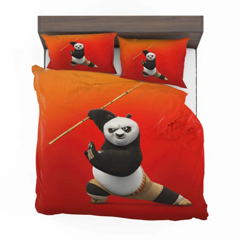 Alternative view of Kung Fu Panda 4 Rise Of Legends Bedding Set - Custom Bedding Set