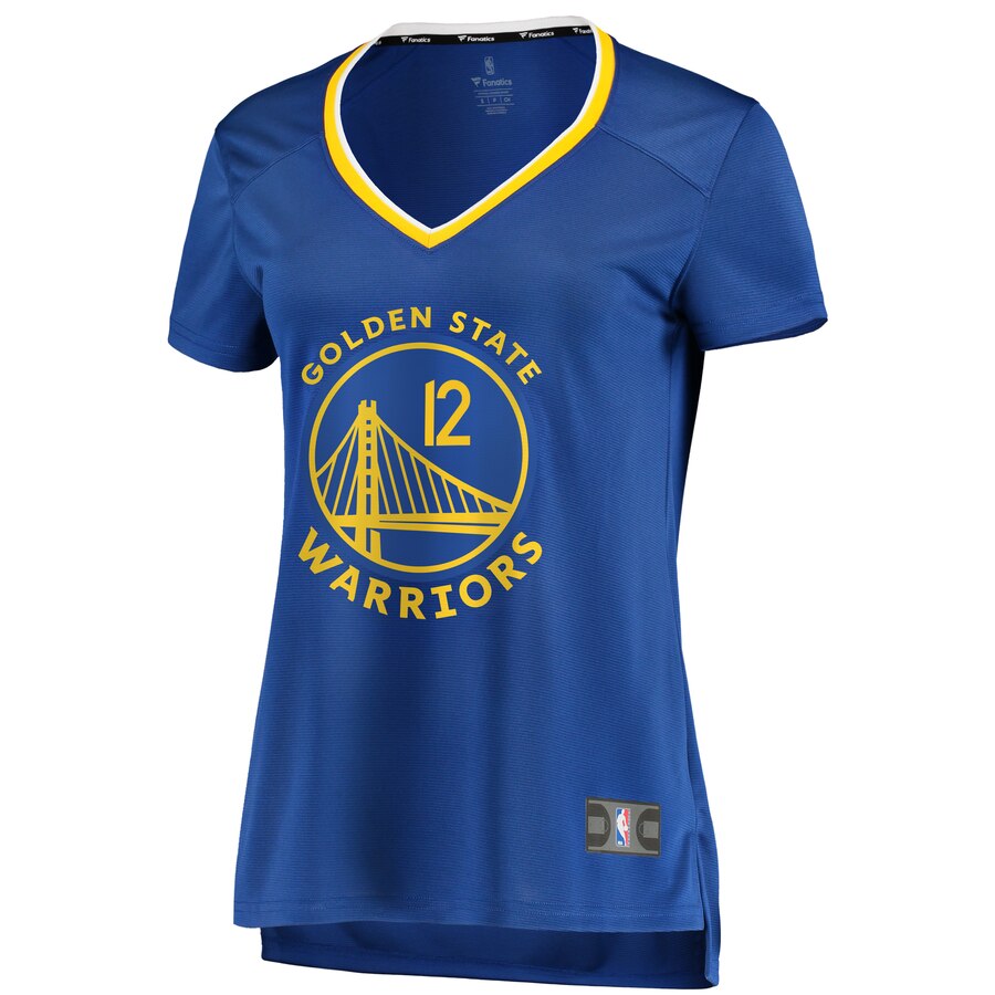 Alternative view of Ky Bowman Golden State Warriors Fanatics Branded Women's Fast Break Player Basketball Jersey - Icon Edition - Royal