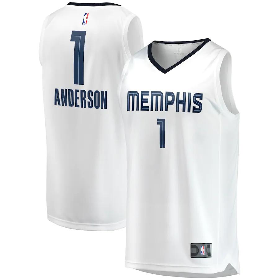 Kyle Anderson Memphis Grizzlies Fanatics Branded Fast Break Player Basketball Jersey White - Association Edition