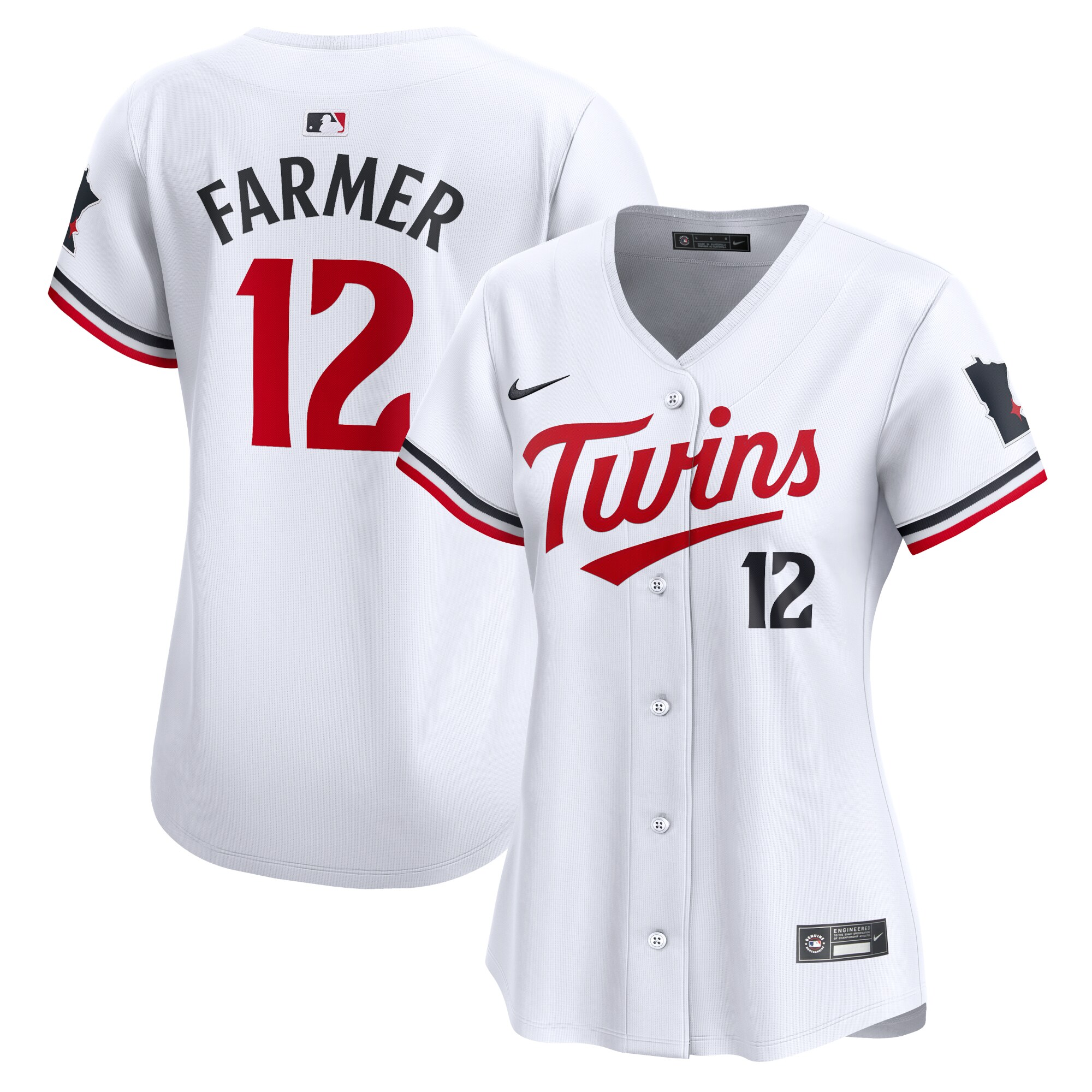 Kyle Farmer Minnesota Twins Women's Home Limited Player Baseball Jersey - White