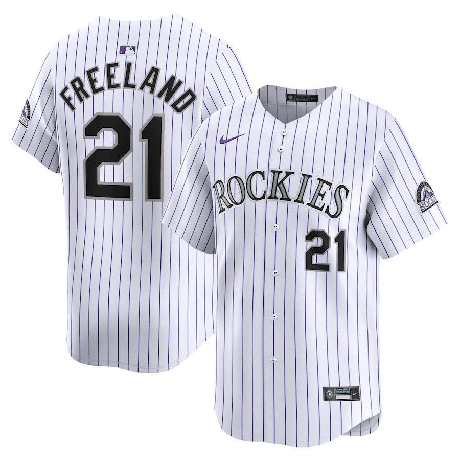 Kyle Freeland 21 Colorado Rockies Home Limited Player Men Baseball Jersey - White
