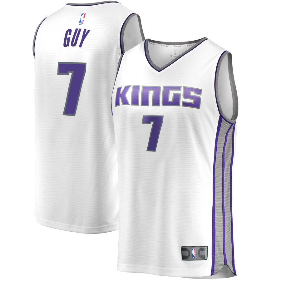 Kyle Guy Sacramento Kings Fanatics Branded Fast Break Replica Player Basketball Jersey White - Association Edition