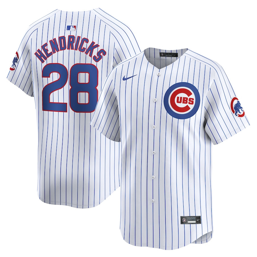 Kyle Hendricks 28 Chicago Cubs Home Limited Player Men Jersey - White