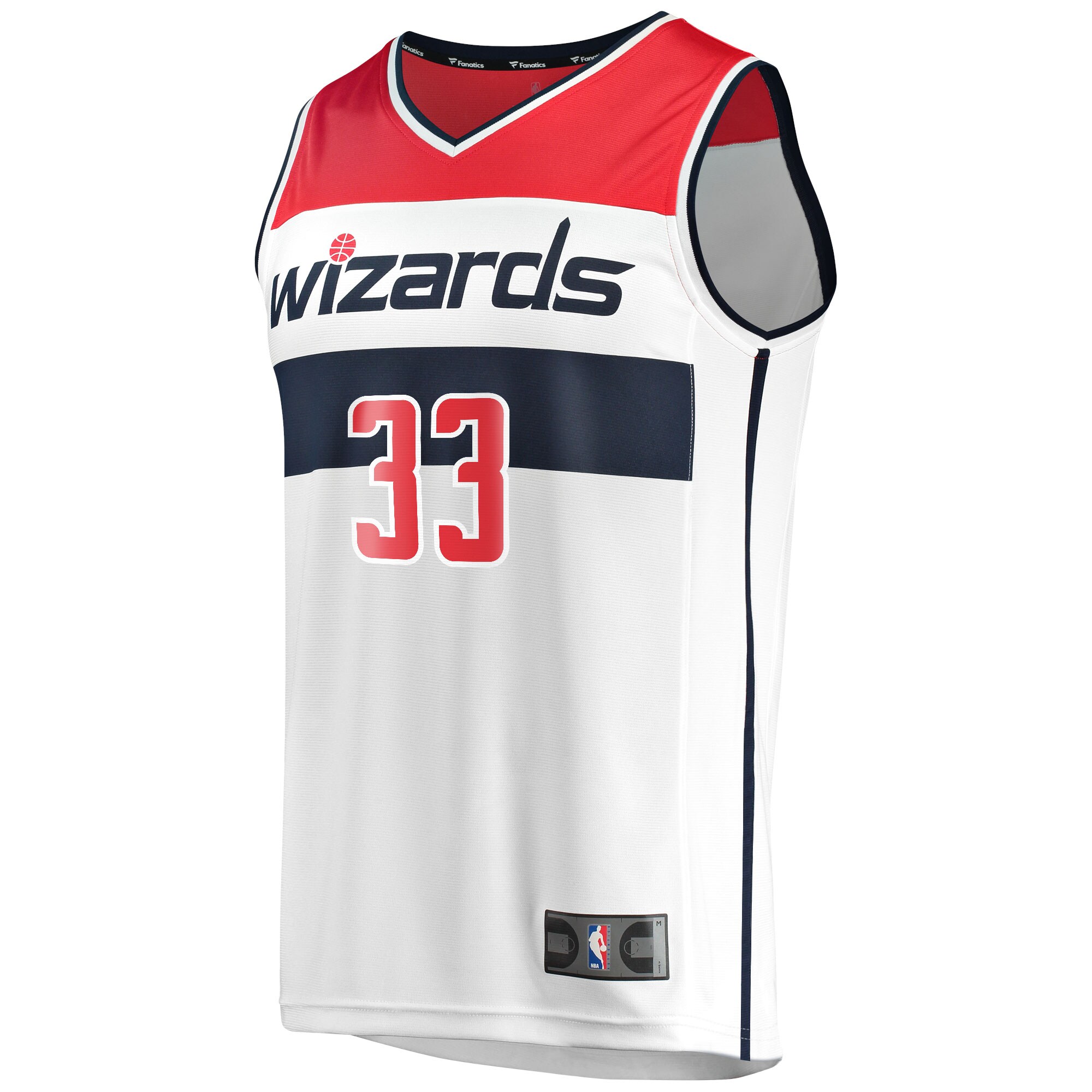 Alternative view of Kyle Kuzma Washington Wizards Fanatics Fast Break Replica Jersey - Association Edition - White