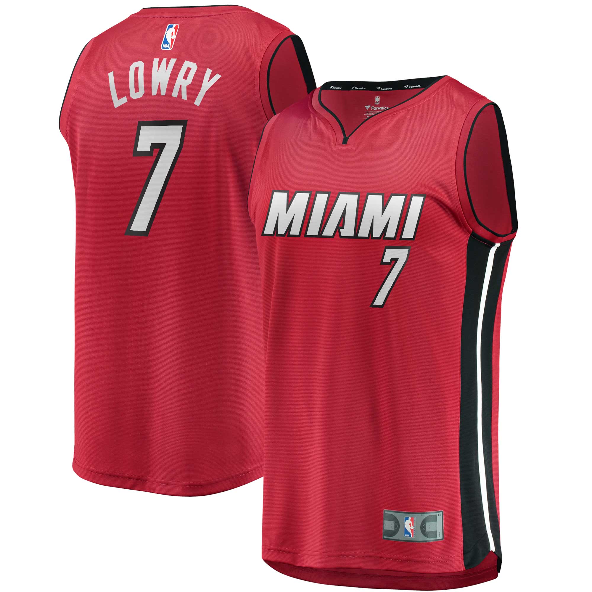 Kyle Lowry Miami Heat Fanatics Branded Fast Break Replica Player Basketball Jersey - Statement Edition - Red