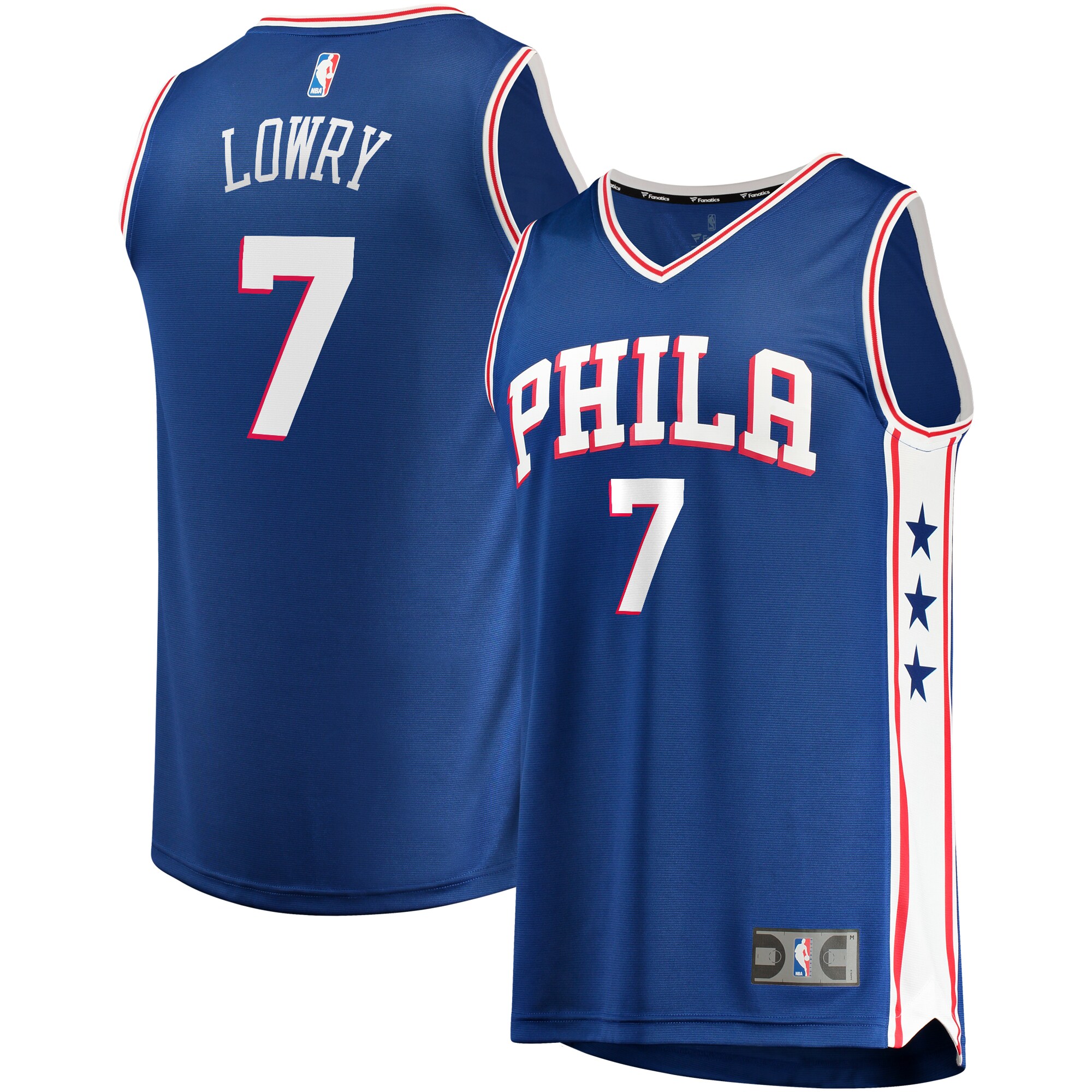 Kyle Lowry Philadelphia 76ers Fanatics Fast Break Player Basketball Jersey - Icon Edition - Royal