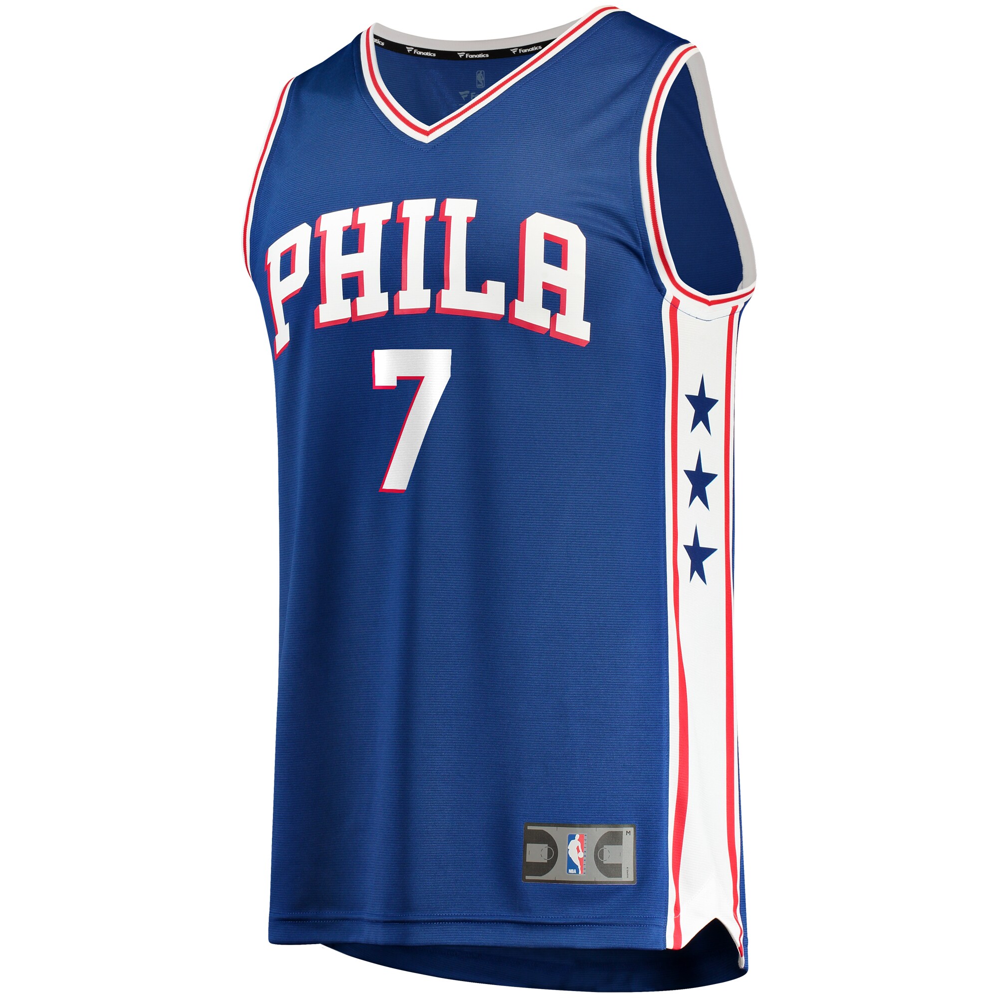 Alternative view of Kyle Lowry Philadelphia 76ers Fanatics Youth Fast Break Player Basketball Jersey - Icon Edition - Royal