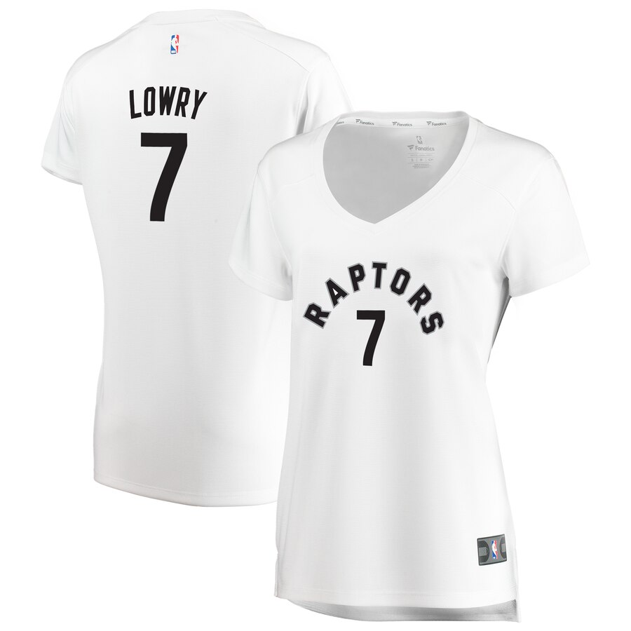 Kyle Lowry Toronto Raptors Fanatics Branded Women's Fast Break Replica Basketball Jersey - Association Edition - White