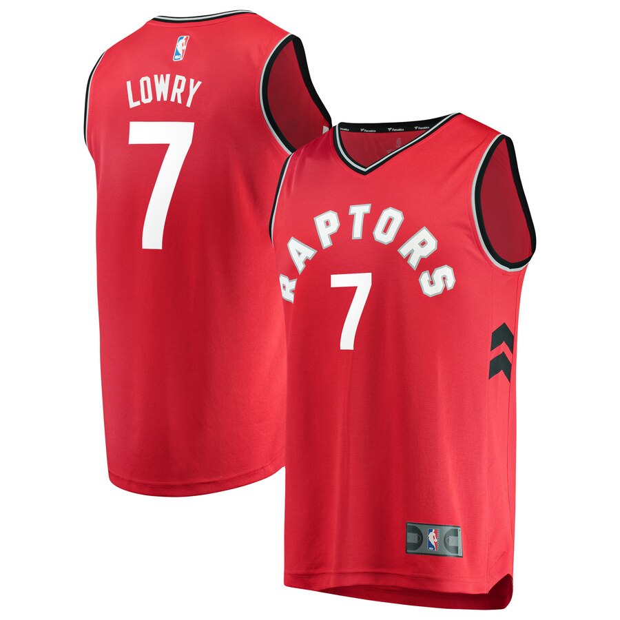 Kyle Lowry Toronto Raptors Fanatics Branded Youth Fast Break Basketball Jersey Red - Icon Edition