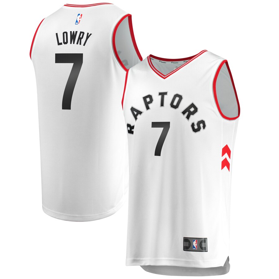 Kyle Lowry Toronto Raptors Fanatics Branded Youth Fast Break Replica Player Basketball Jersey - Association Edition - White