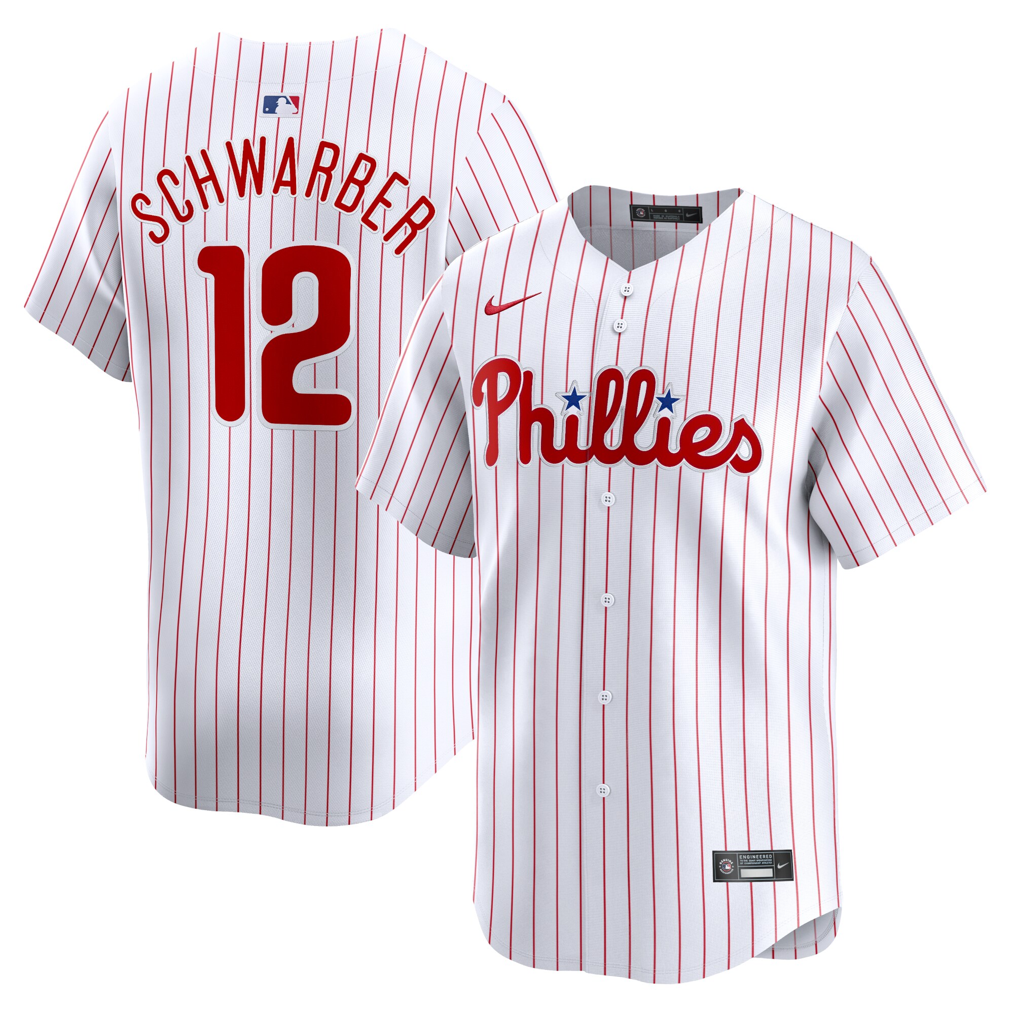 Kyle Schwarber Philadelphia Phillies Home Limited Player Baseball Jersey - White
