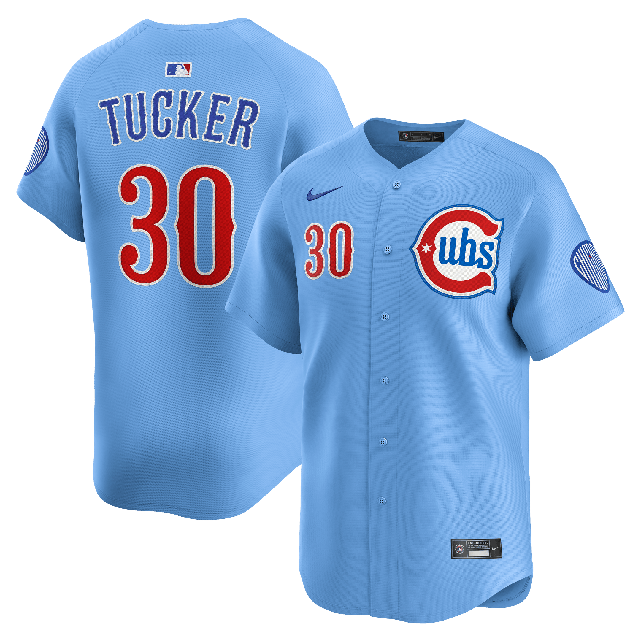 Kyle Tucker 30 Chicago Cubs Limited Alternate 2 Men Jersey - Baby Blue