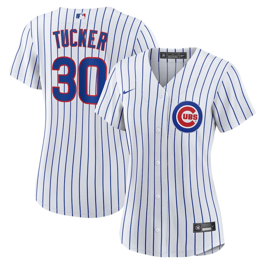 Kyle Tucker 30 Chicago Cubs Women's Home Player Baseball Jersey - White