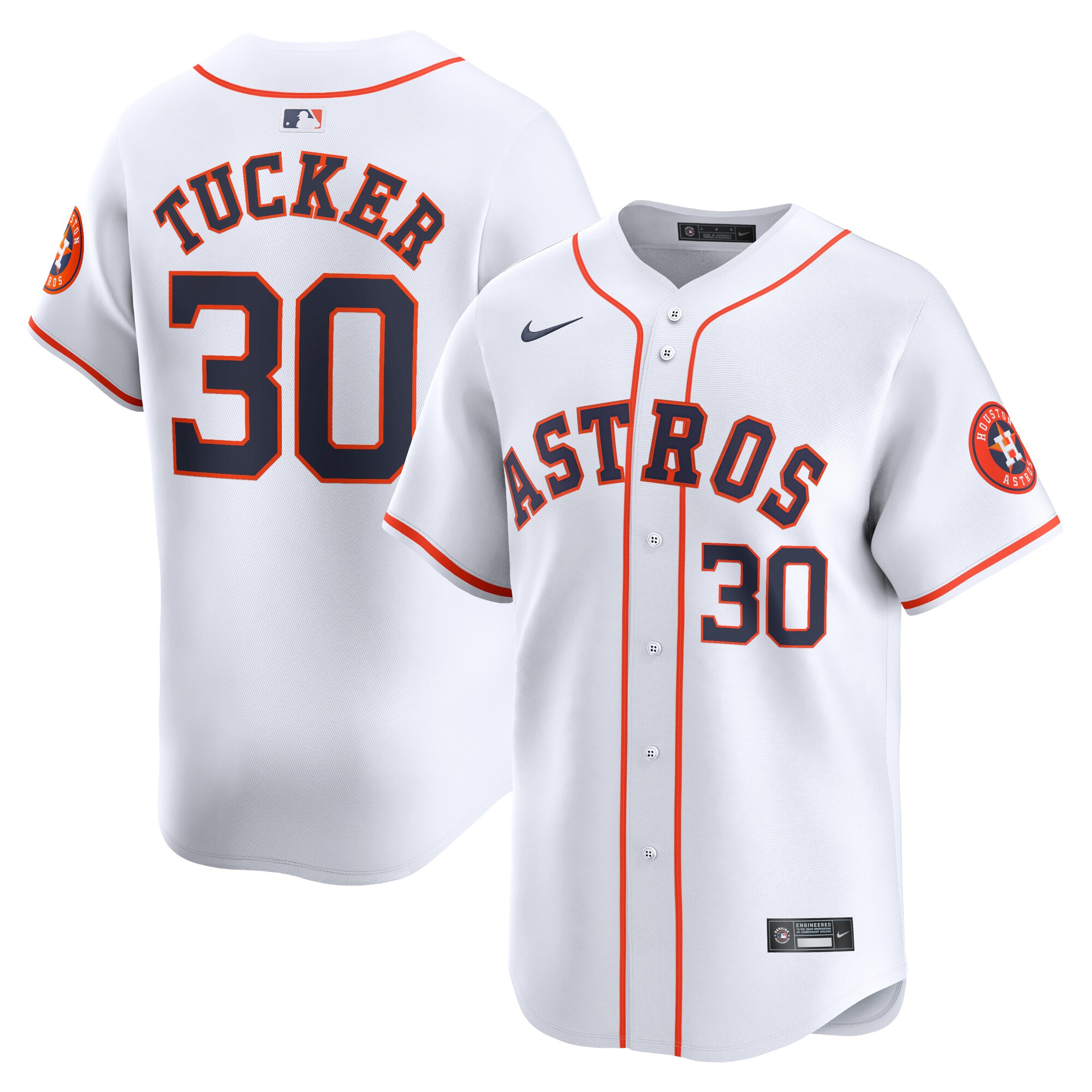 Kyle Tucker Houston Astros Home Limited Player Baseball Jersey - White
