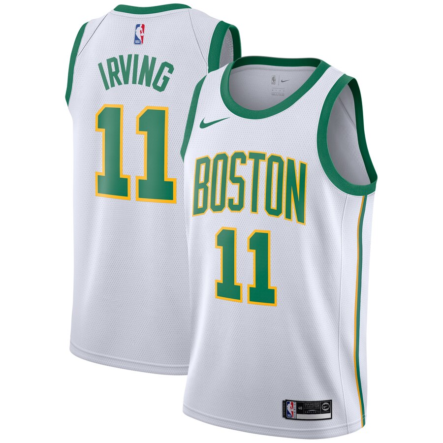 Kyrie Irving Boston Celtics City Edition Swingman Basketball Jersey - White