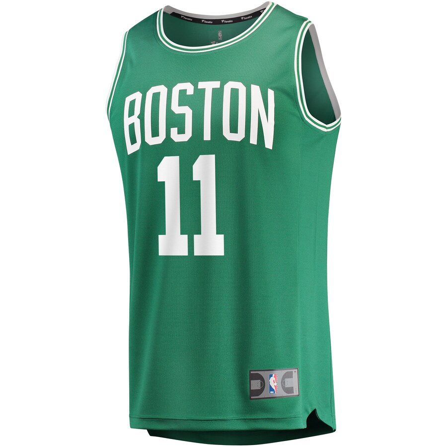Alternative view of Kyrie Irving Boston Celtics Fanatics Branded Fast Break Replica Player Basketball Jersey Kelly Green - Icon Edition