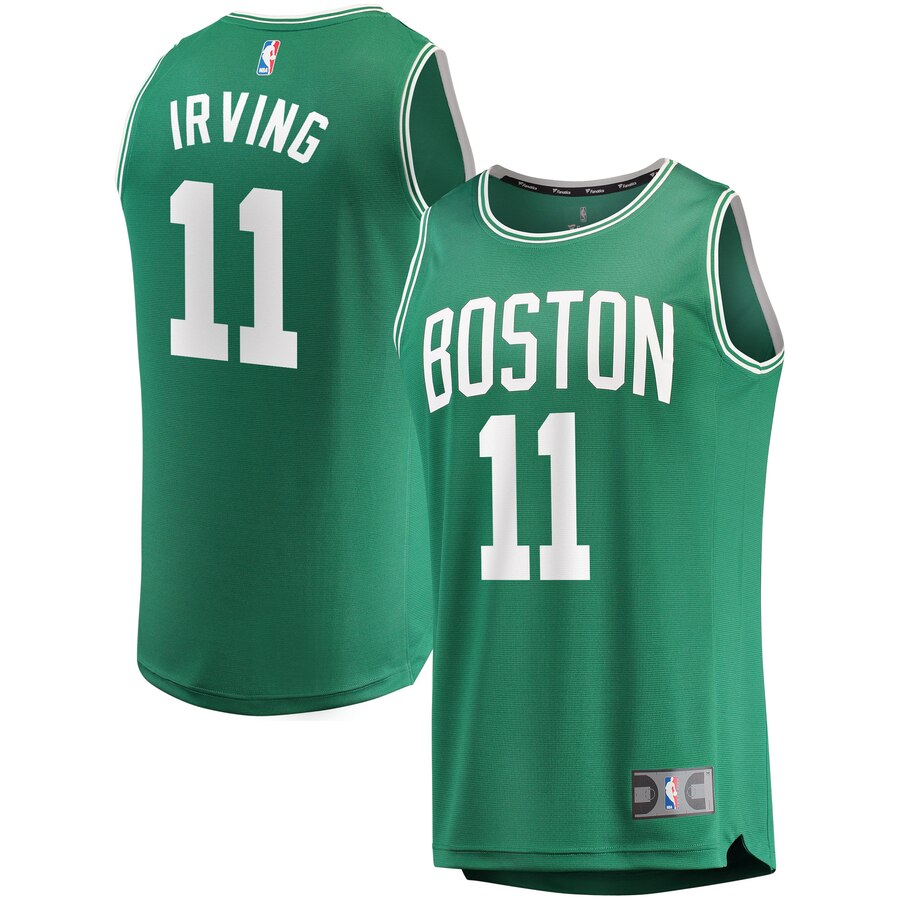 Kyrie Irving Boston Celtics Fanatics Branded Youth Fast Break Replica Basketball Jersey Green - Icon Edition