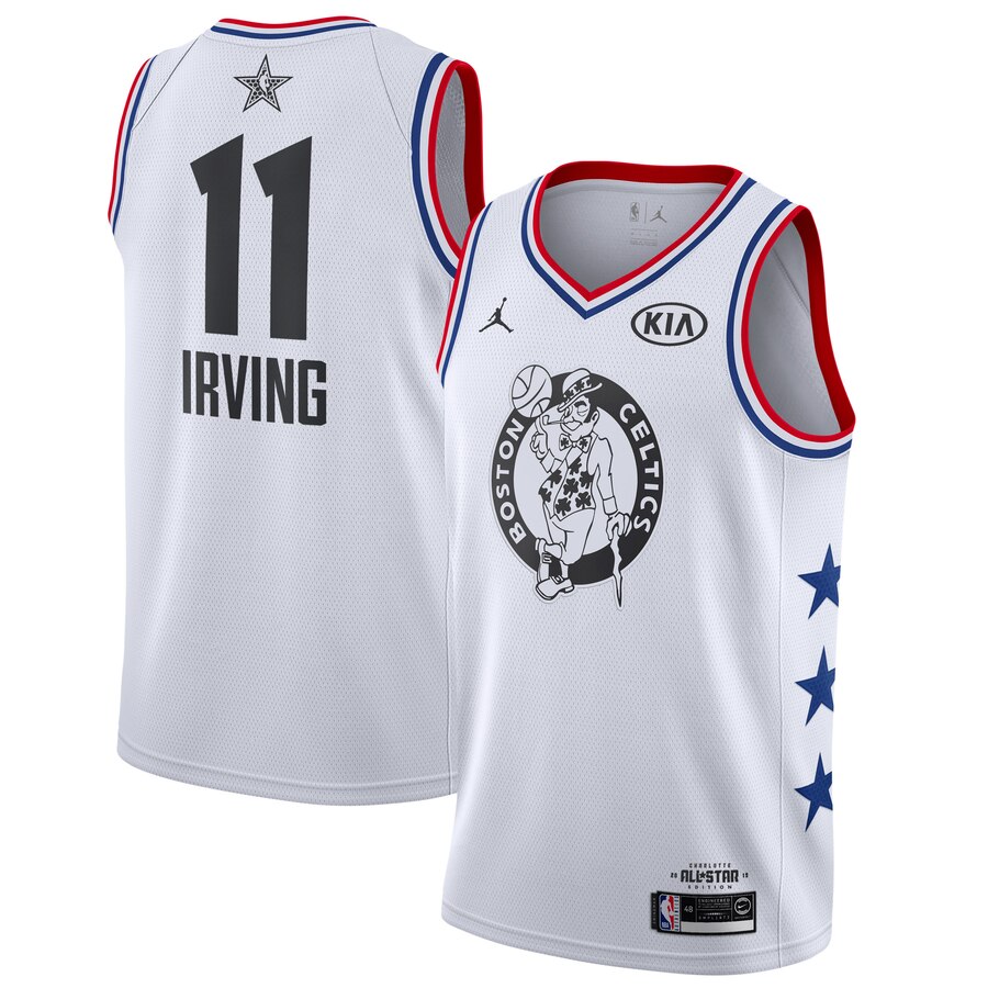 Kyrie Irving Boston Celtics Jordan Brand 2019 Nba All-star Game Finished Swingman Basketball Jersey - White