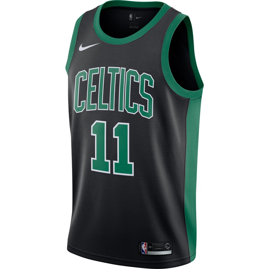 Alternative view of Kyrie Irving Boston Celtics Swingman Basketball Jersey - Statement Edition - Black