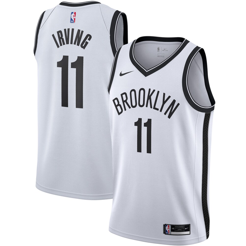 Kyrie Irving Brooklyn Nets 2020/21 Swingman Basketball Jersey - White - Association Edition