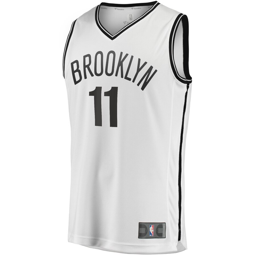 Alternative view of Kyrie Irving Brooklyn Nets Fanatics Branded 2019 Fast Break Player Movement Basketball Jersey – Icon Edition – White