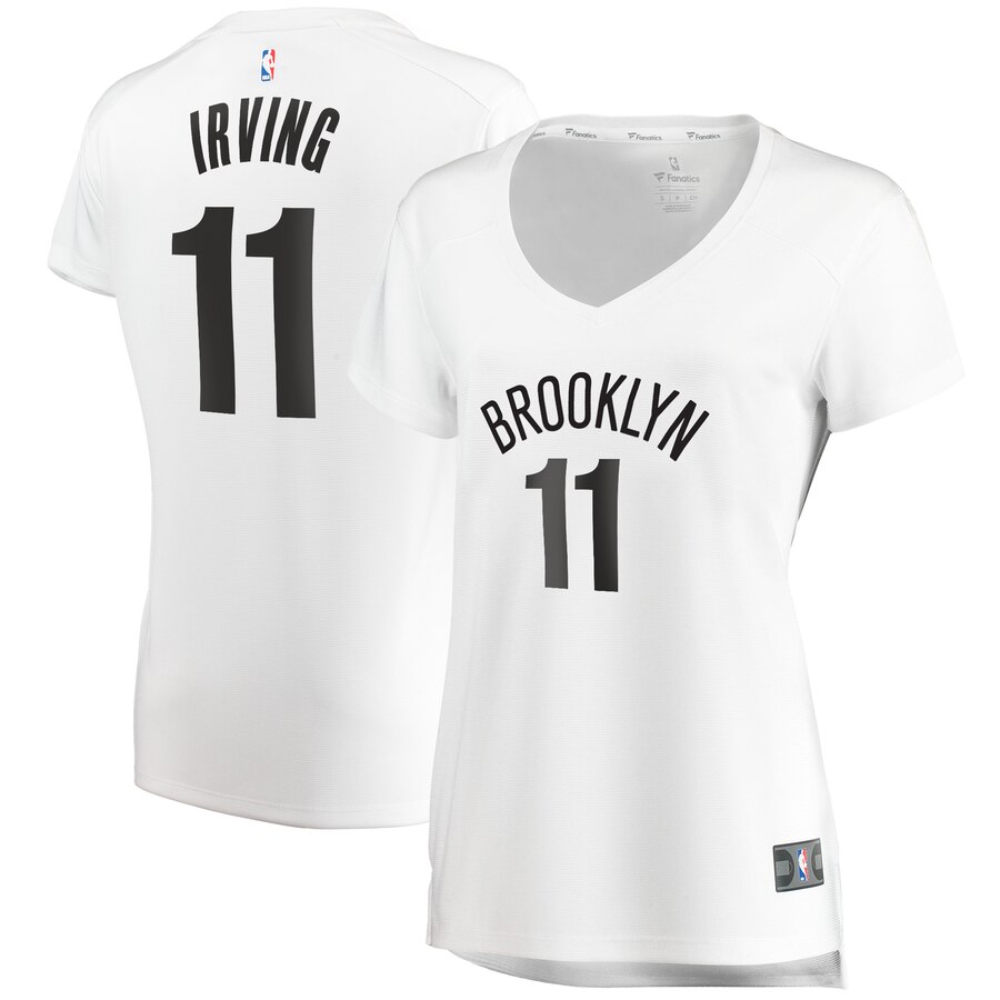 Kyrie Irving Brooklyn Nets Fanatics Branded Women's Fast Break Player Basketball Jersey - Association Edition - White