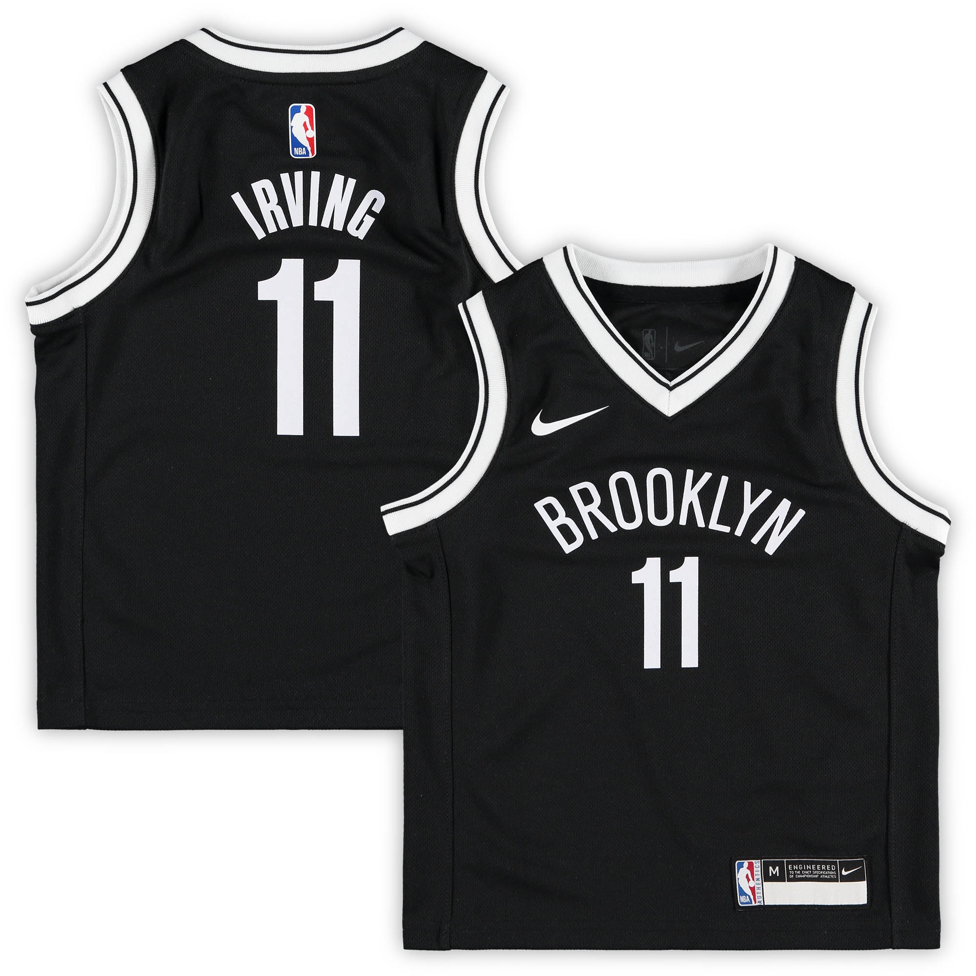 Kyrie Irving Brooklyn Nets Preschool 2019/20 Basketball Jersey - Black - Icon Edition