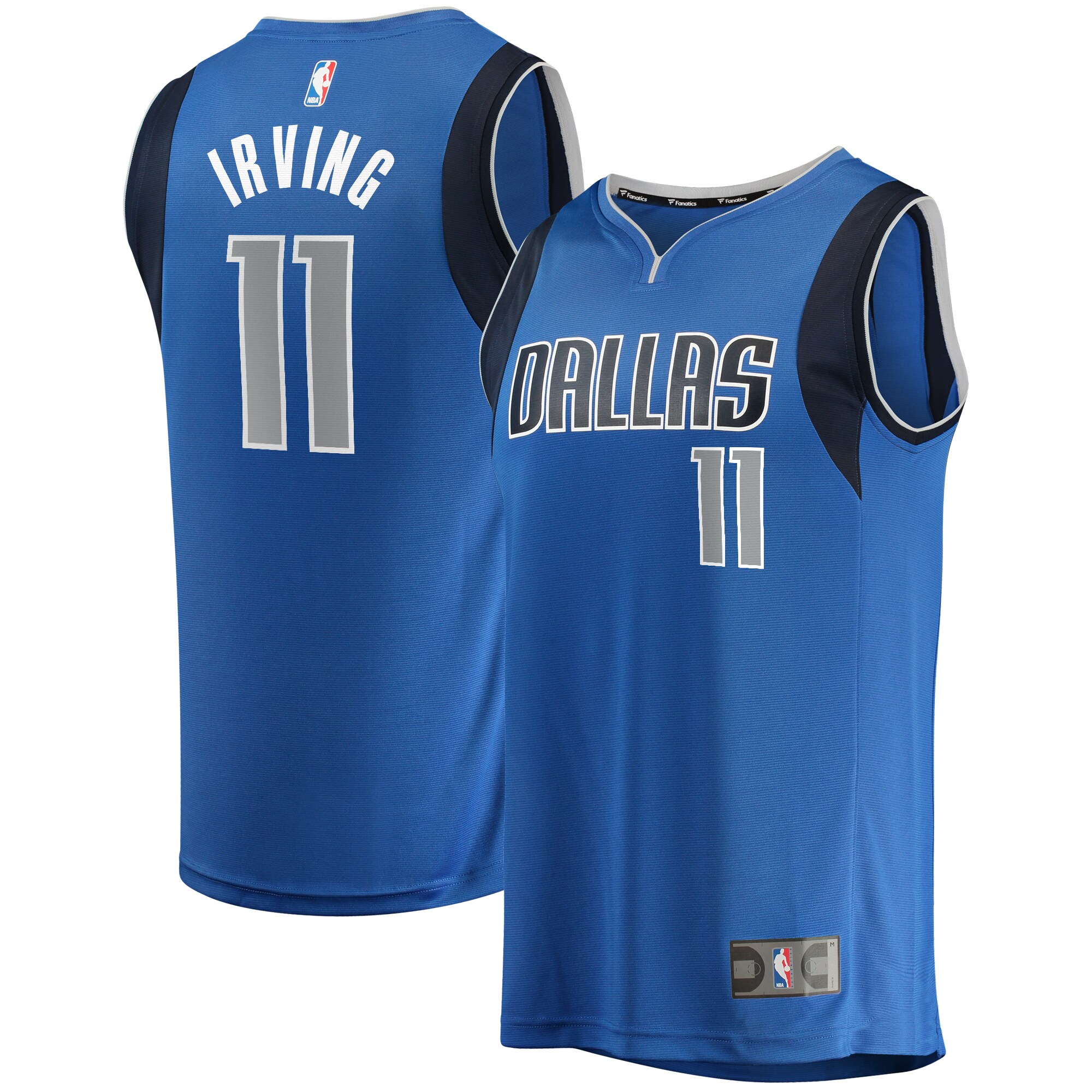 Kyrie Irving Dallas Mavericks Fanatics Fast Break Replica Player Basketball Jersey - Icon Edition - Blue