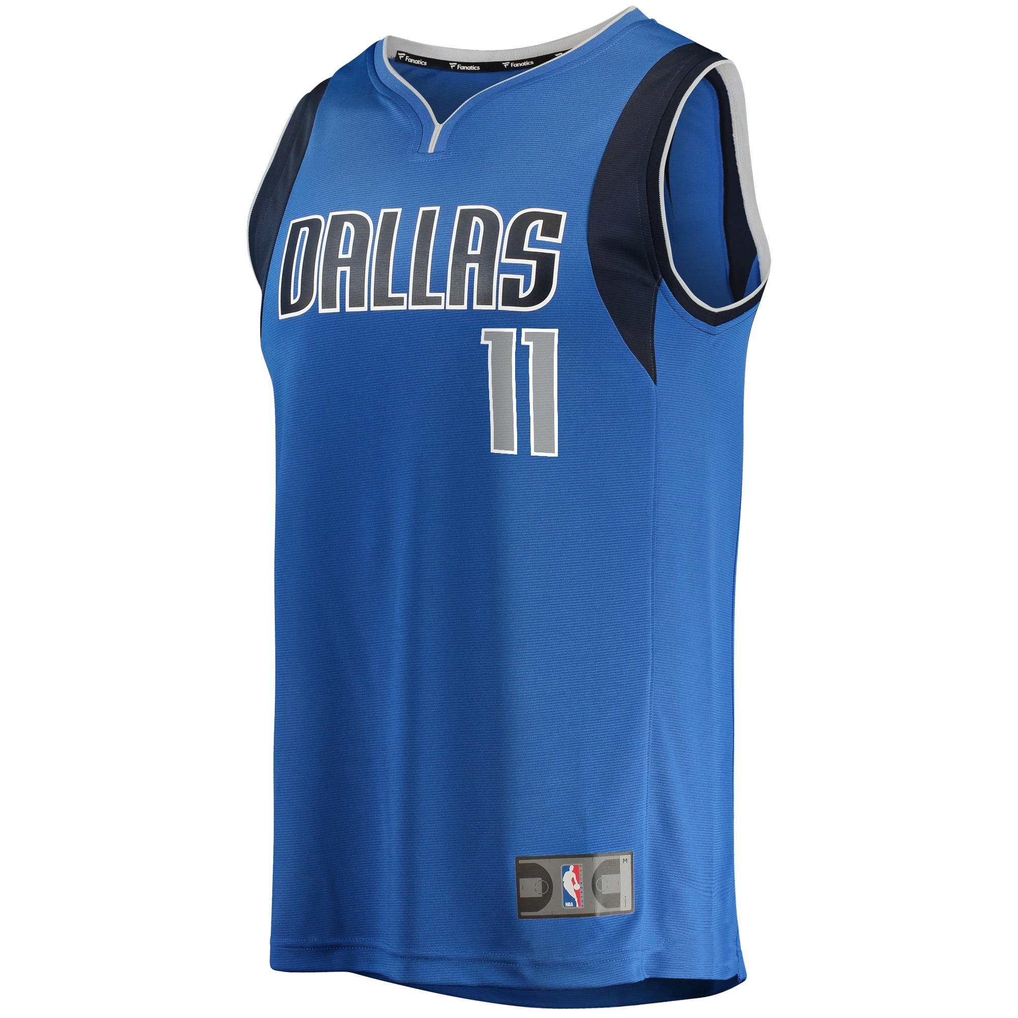 Alternative view of Kyrie Irving Dallas Mavericks Fanatics Youth Fast Break Replica Player Basketball Jersey - Icon Edition - Blue
