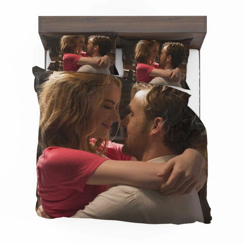Alternative view of La La Land Movie Emma Stone Ryan Gosling Bedding Set - Custom Bedding Set