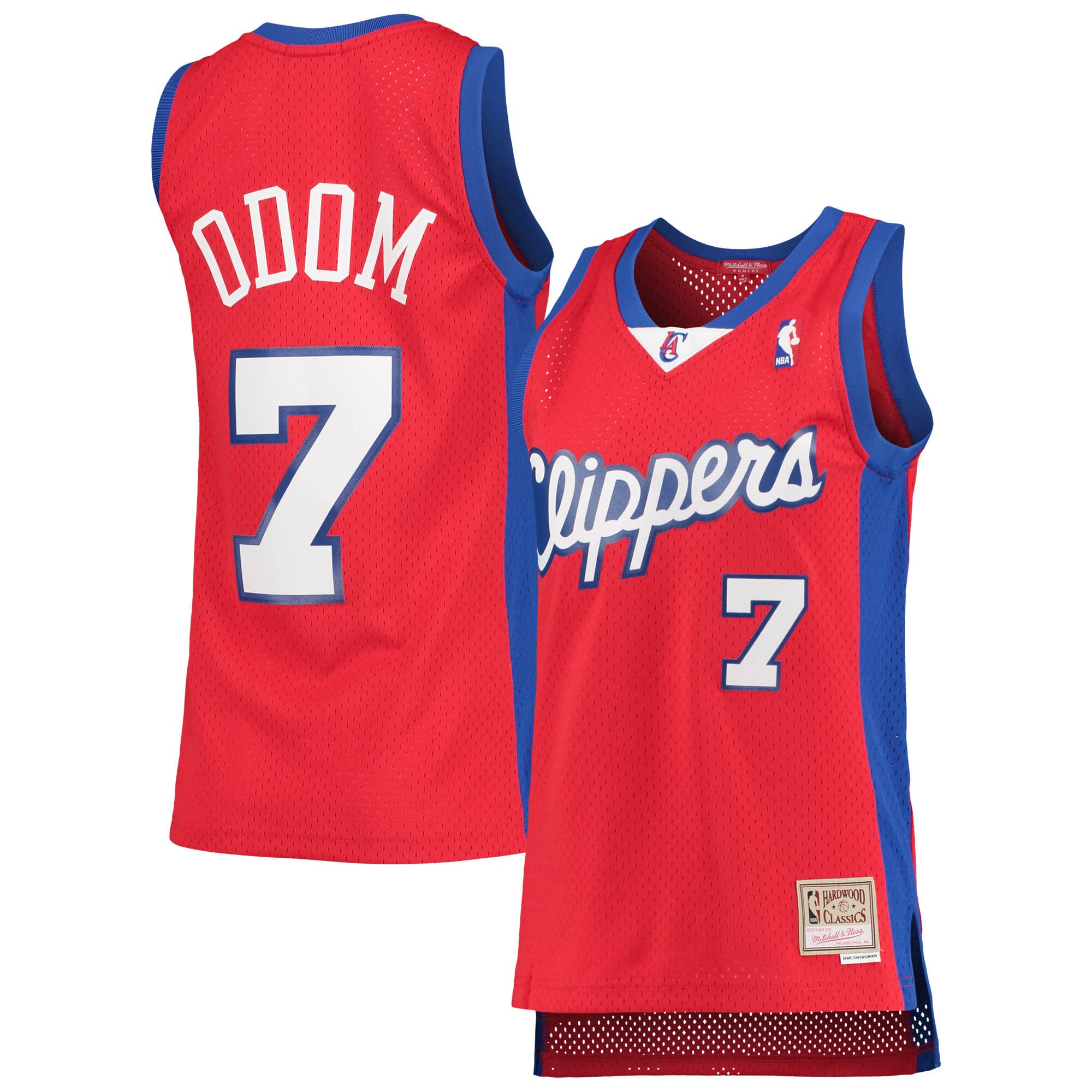 Lamar Odom La Clippers Mitchell & Ness Women’s 2000-01 Hardwood Classics Swingman Basketball Jersey – Red