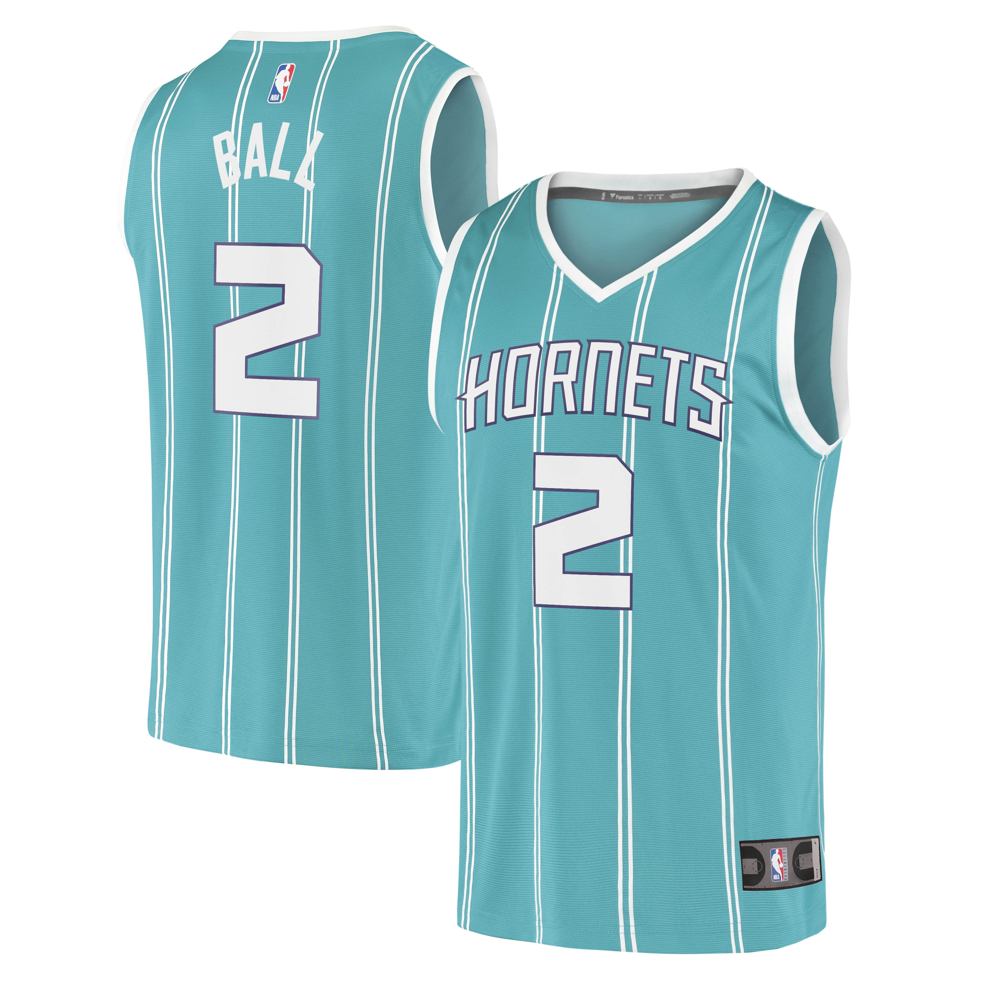 Lamelo Ball Charlotte Hornets Fanatics Branded 2020/21 Fast Break Replica Basketball Jersey - Icon Edition - Teal