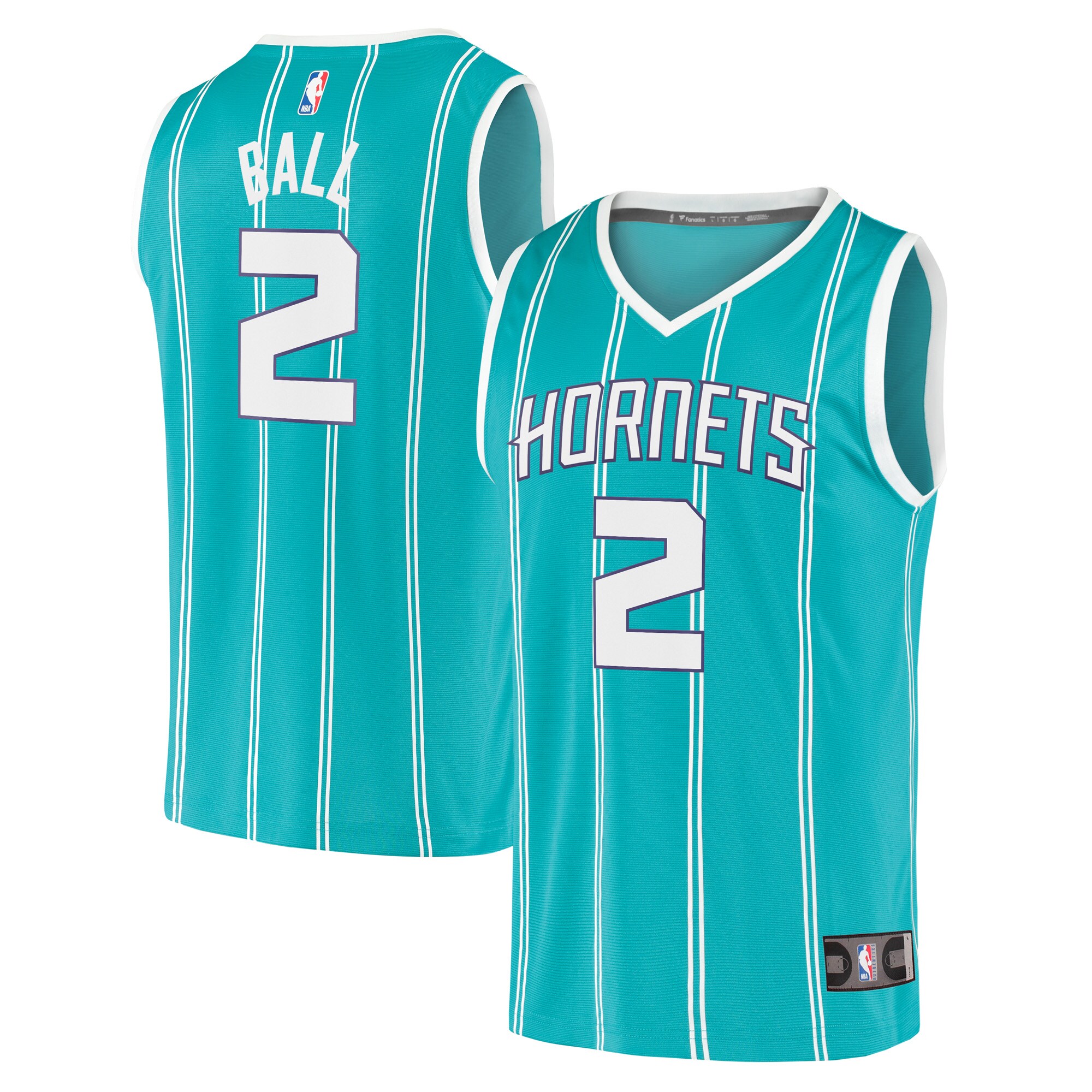 Lamelo Ball Charlotte Hornets Fanatics Fast Break Replica Basketball Jersey Teal - Icon Edition