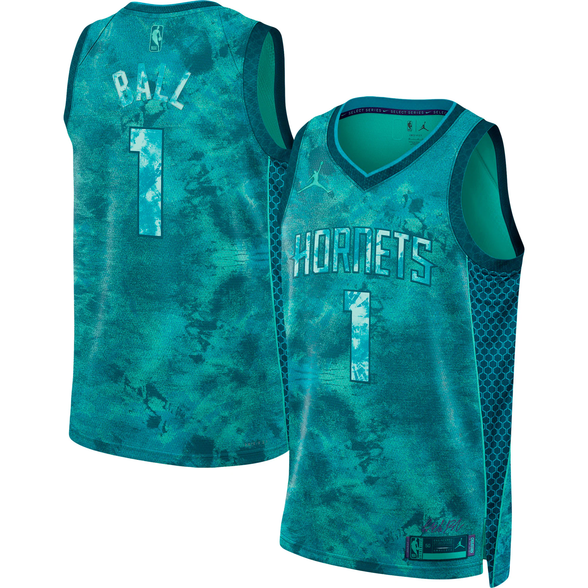 Lamelo Ball Charlotte Hornets Jordan Brand Unisex Select Series Swingman Basketball Jersey – Teal