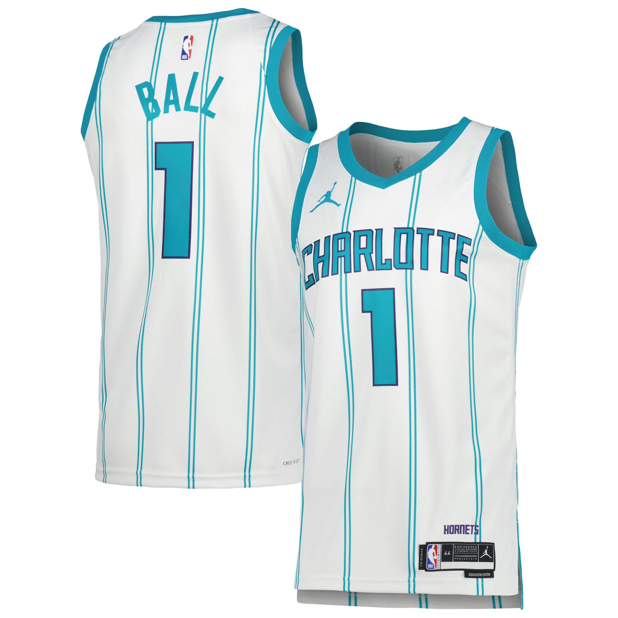 Lamelo Ball Charlotte Hornets Jordan Brand Unisex Swingman Basketball Jersey – Association Edition – White