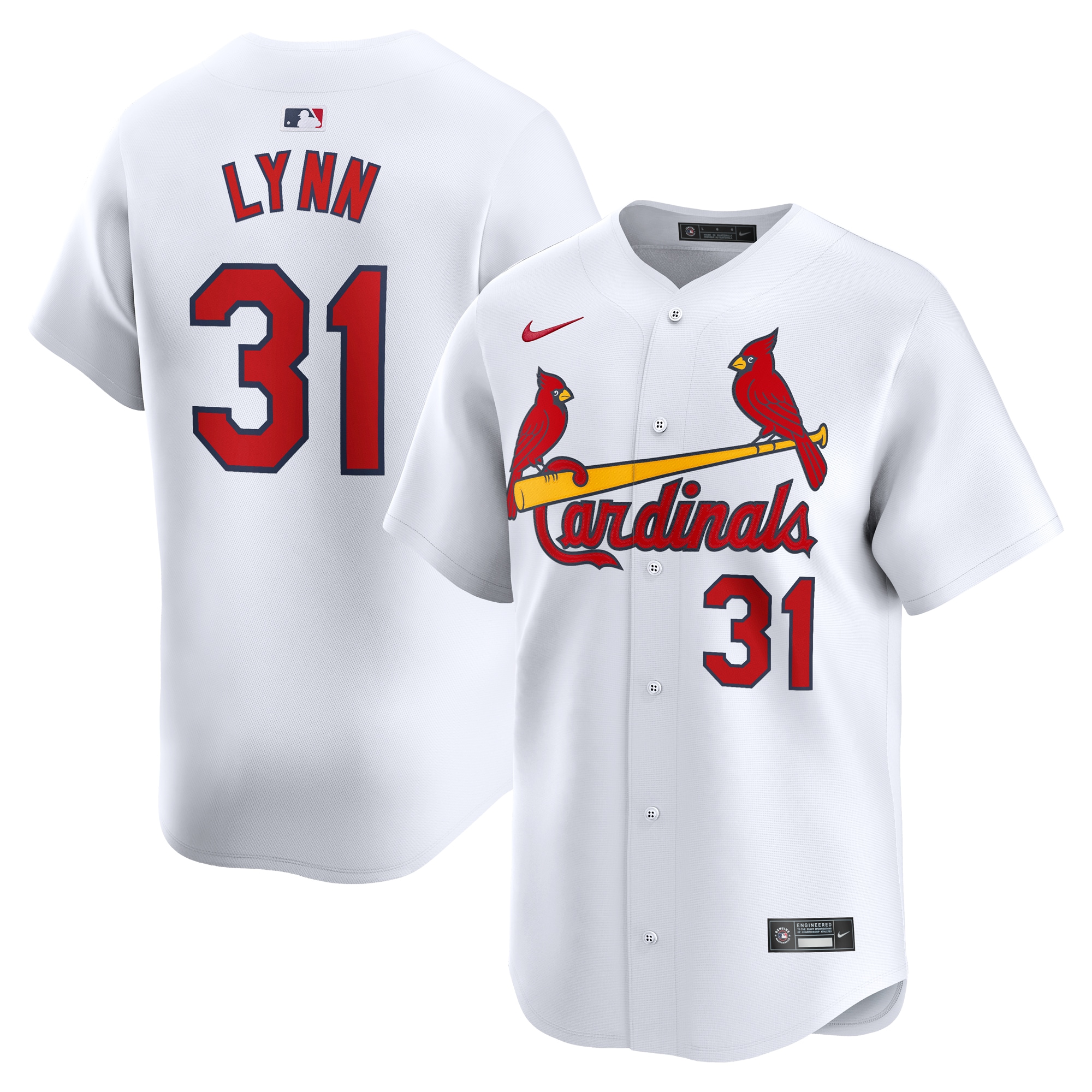 Lance Lynn St. Louis Cardinals Home Limited Player Baseball JerseyÃƒâ€šÃ‚Â ÃƒÂ¢Ã¢â€šÂ¬Ã¢â‚¬Å“ White