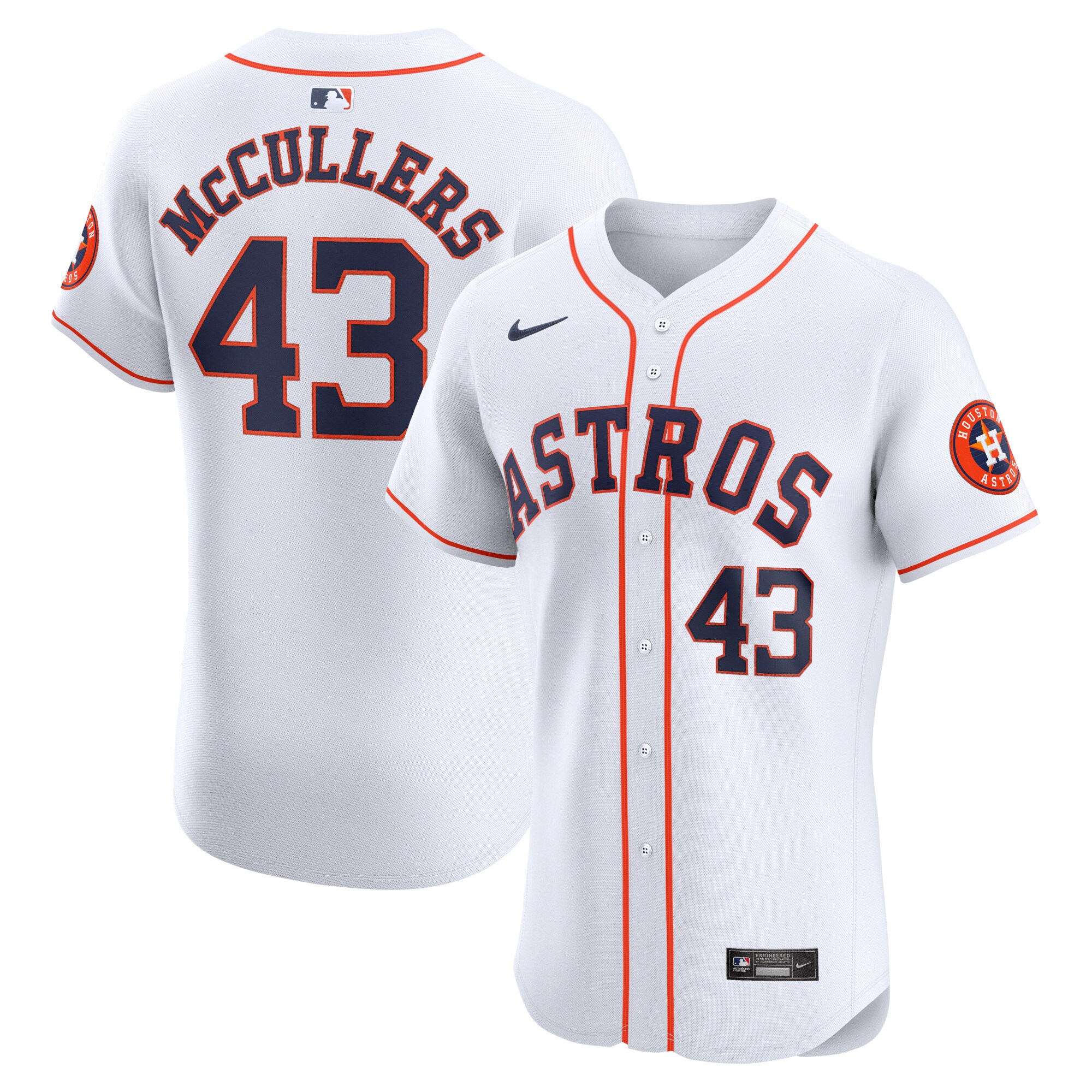 Lance Mccullers Jr. Houston Astros Home Elite Player Baseball Jersey - White
