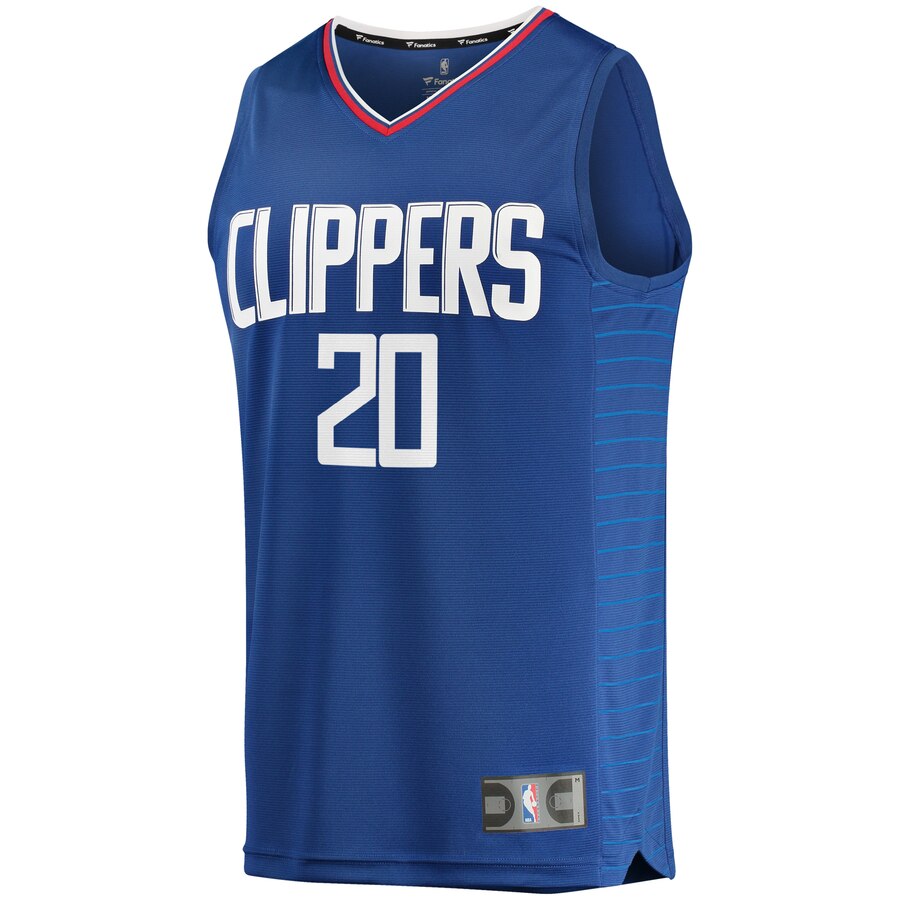 Alternative view of Landry Shamet La Clippers Fanatics Branded Youth Fast Break Replica Basketball Jersey Red - Icon Edition