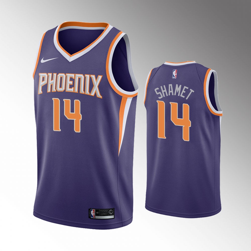 Landry Shamet Phoenix Suns 2021 Icon Edition Purple 2021 Trade Basketball Jersey