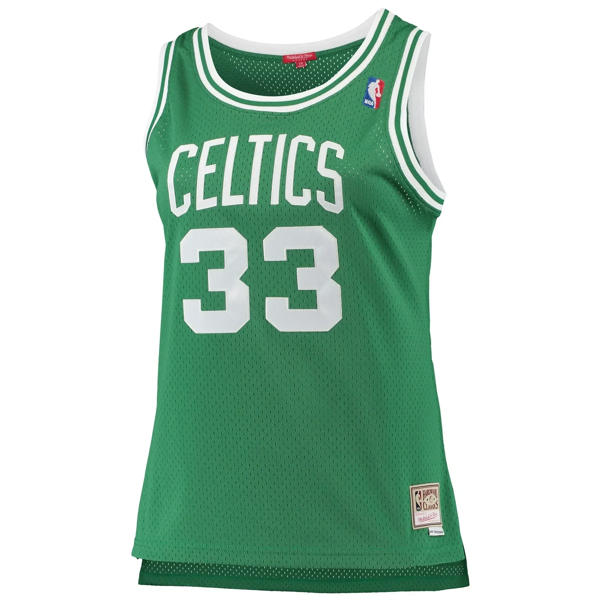 Alternative view of Larry Bird Boston Celtics Mitchell & Ness Women's Plus Size Swingman Basketball Jersey - Kelly Green - JS118